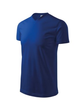 Unisex tričko (MALFINI Heavy V-neck 200) > modrá (kráľovská) > 3XL