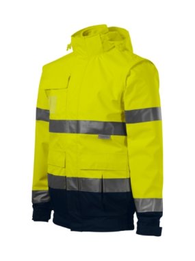 Unisex bunda (RIMECK HV Guard 4 in 1) > žltá (reflexná) > 3XL