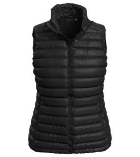 Dámska vesta (Stedman Lux Padded Vest) > čierna (opal) > M