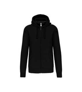 Unisex mikina (KARIBAN FULL ZIP HOODED SWEATSHIRT) > čierna > M