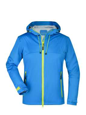 Dámska bunda (JN Ladies' Outdoor Jacket) > modrá (aqua) / žltá (acid) > S