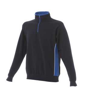 Unisex mikina (BARI by JR) > modrá (navy) / modrá (royal) > L