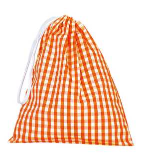 Vrecko (SNACK) > biela / oranžová (party)