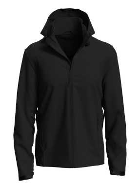 Pánska bunda (Stedman Lux Softshell Jacket) > čierna (opal) > L