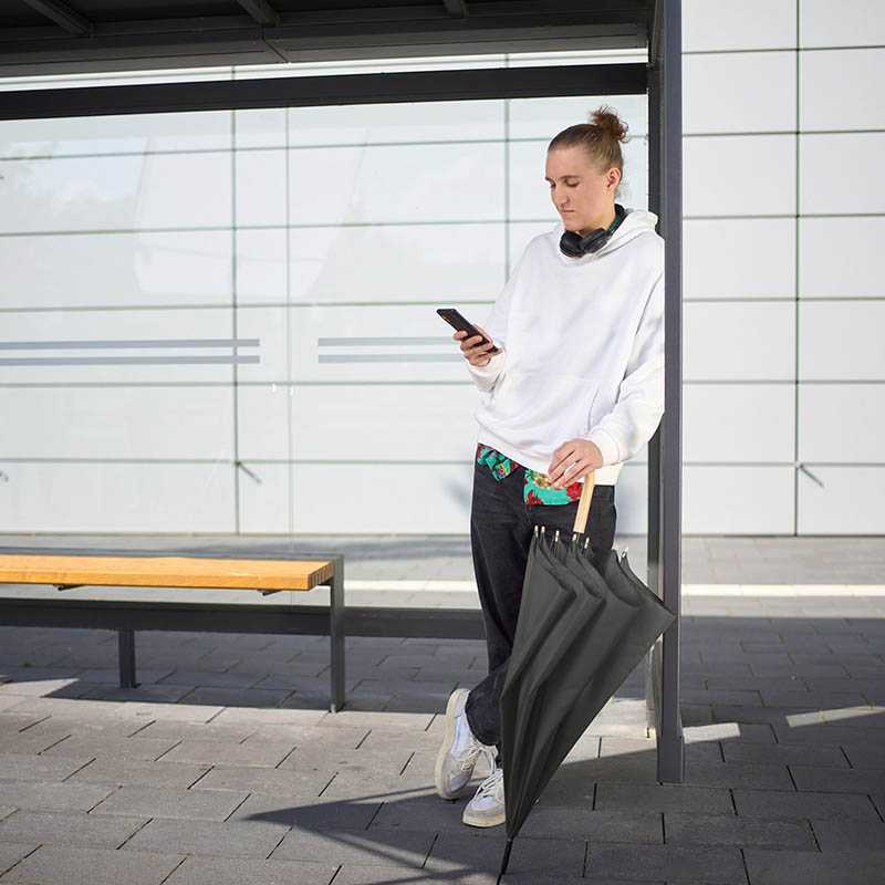 Dáždnik (FARE AC golf umbrella ÖkoBrella) > čierna