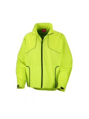Unisex bunda (SPIRO UNISEX CROSSLITE TRAIL AND TRACK JACKET) > biela (neonlime) > S