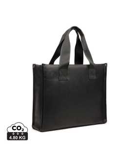 Tote bag VINGA Bermond z RCS recykl. PU > čierna