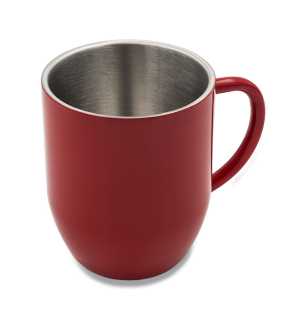 Nerezový hrnček 350 ml  > červená