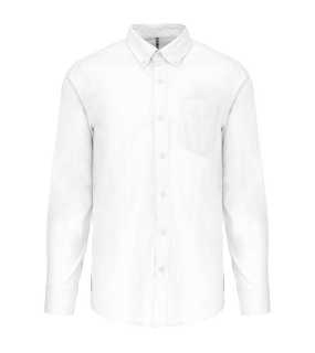 Pánska košeľa (KARIBAN MENS LONG SLEEVE SHIRT) > biela > L