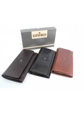 Dámska kožená peňaženka > hnedá (dark)