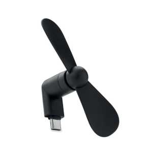 Ventilátor s USB-C > čierna