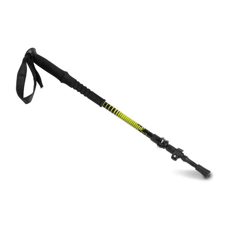 Trekingová palica (KIMOOD TELESCOPIC TREKKING POLE) > čierna / zelená (burnt lime)