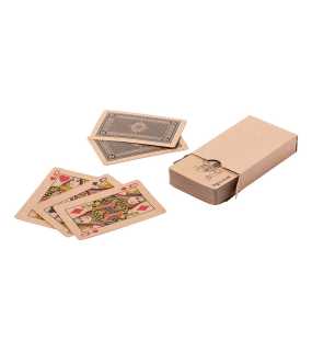 Hracie karty z recyklovaného papiera > prírodná