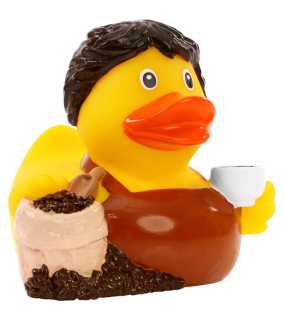 Kačička do vane (MBW Squeaky duck Coffee) > viacfarebná