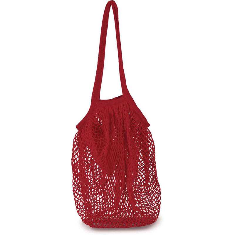 Nákupná taška (KIMOOD COTTON MESH GROCERY BAG) > červená (cherry)
