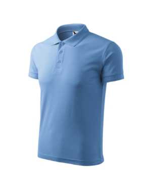 Unisex polokošeľa (MALFINI Pique 200) > modrá (nebeská) > S