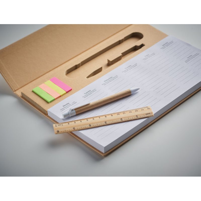 Týždenný stolový plánovač > béžová