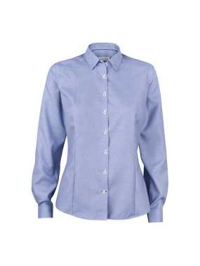 Dámska košeľa (James Harvest PURPLE BOW 48 LADIES) > modrá (pattern) > 2XL