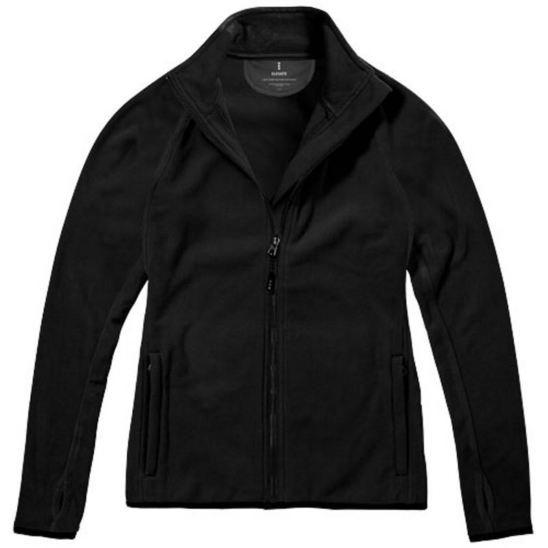 Dámska mikina (ELEVATE Brossard Lds Micro Fleece) > čierna (solid) > S