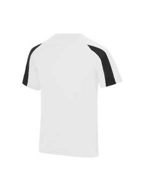 Detské tričko (Just Cool KIDS CONTRAST COOL T) > biela (arctic) / čierna (jet) > L