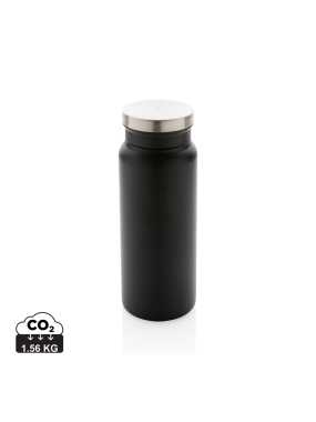 Termo fľaša z RCS recyklovanej ocele 600ml > čierna / čierna