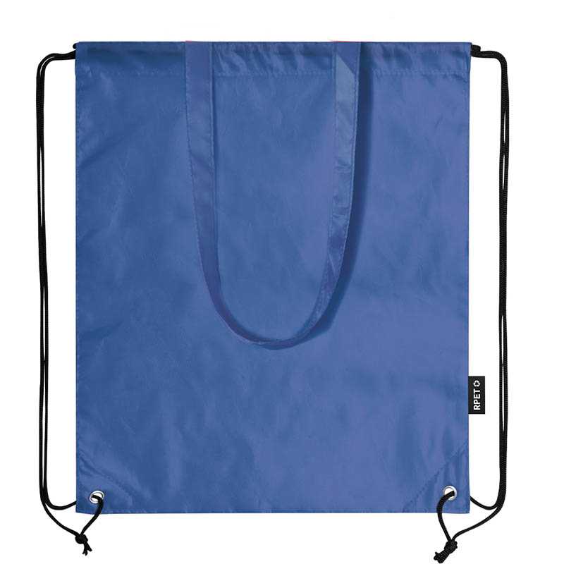 RPET vak na stiahnutie šnúrkou > modrá