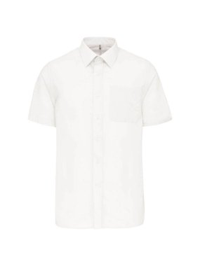 Pánska košeľa (KARIBAN ACE MENS SHORT SLEEVE POPLIN SHIRT) > biela > L