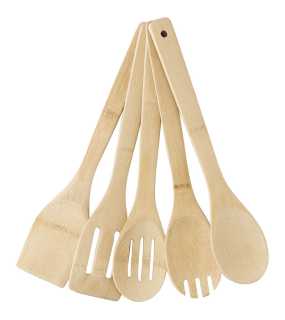 Bambusová sada varešiek > hnedá