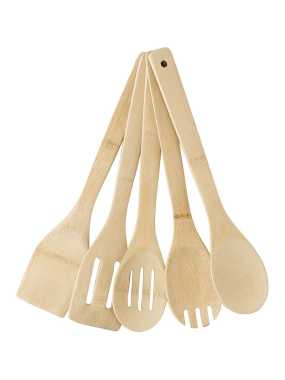 Bambusová sada varešiek > hnedá