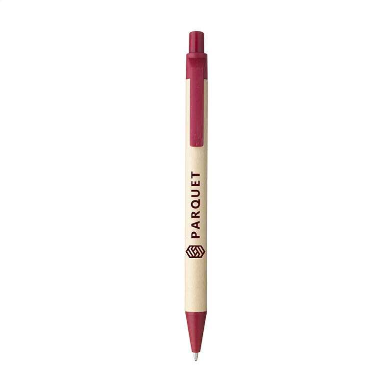 Bio Degradable Natural Pen pens>červená