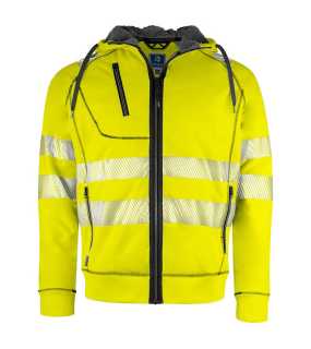 Pánska bunda (PROJOB HOODJACKET EN ISO 20471 CL. 3/2) > žltá / čierna > L