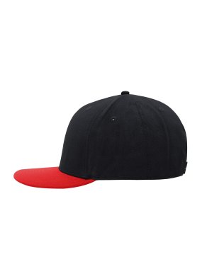 6 panelová šiltovka(MB PRO CAP STYLE) > čierna / červená