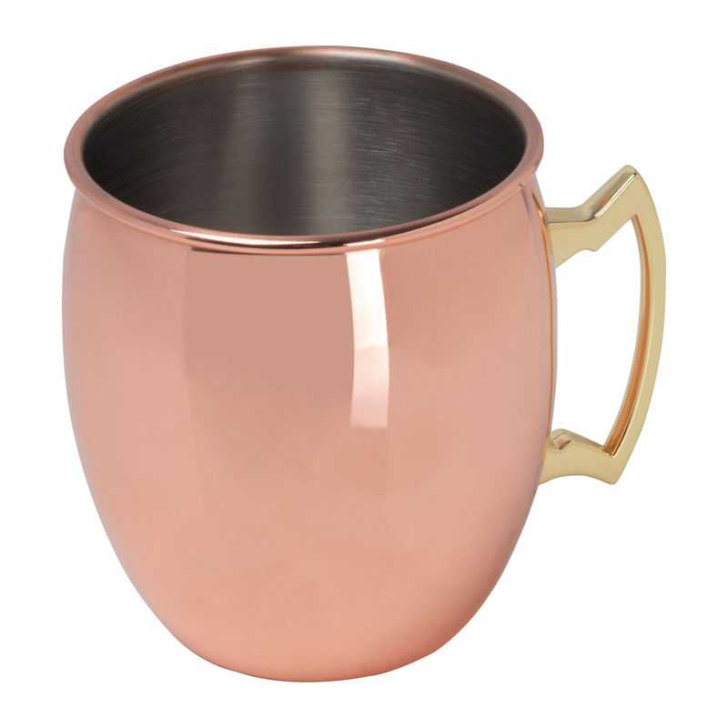 Nerezový pohár s medeným povrchom, 500 ml > zlatá