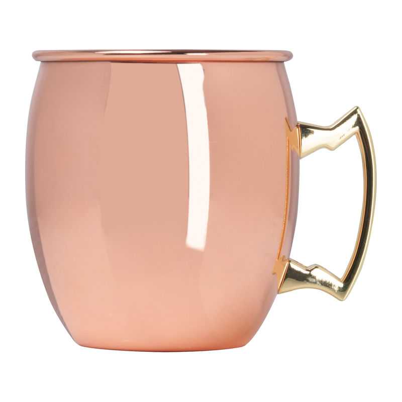 Nerezový pohár s medeným povrchom, 500 ml > zlatá