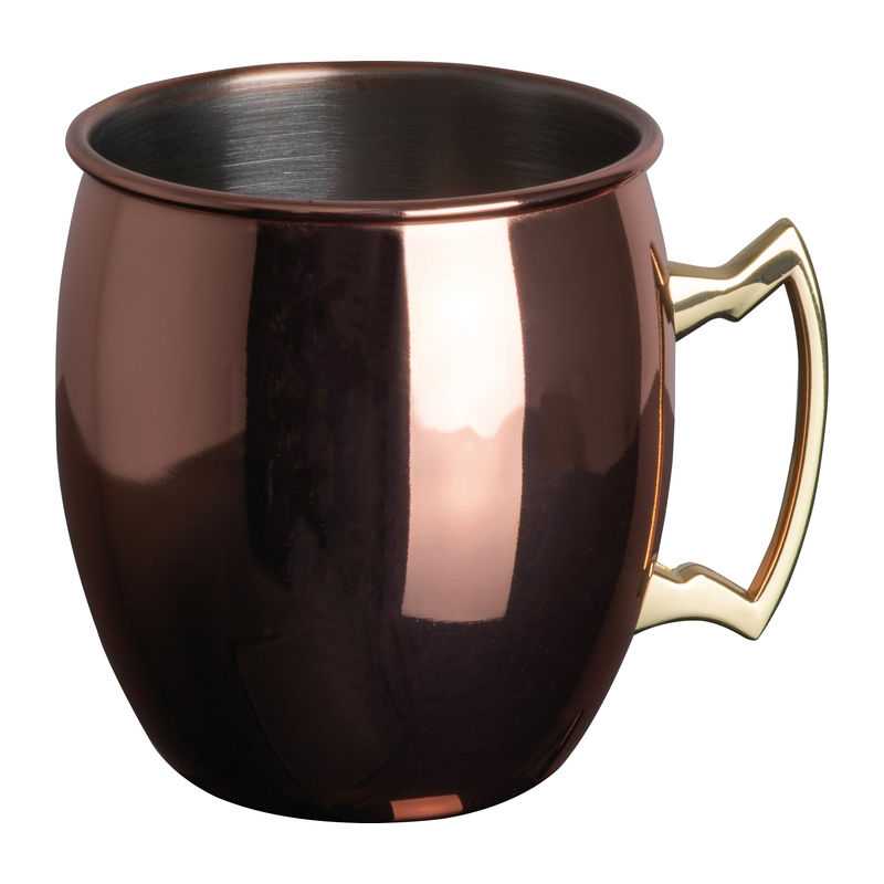 Nerezový pohár s medeným povrchom, 500 ml > zlatá