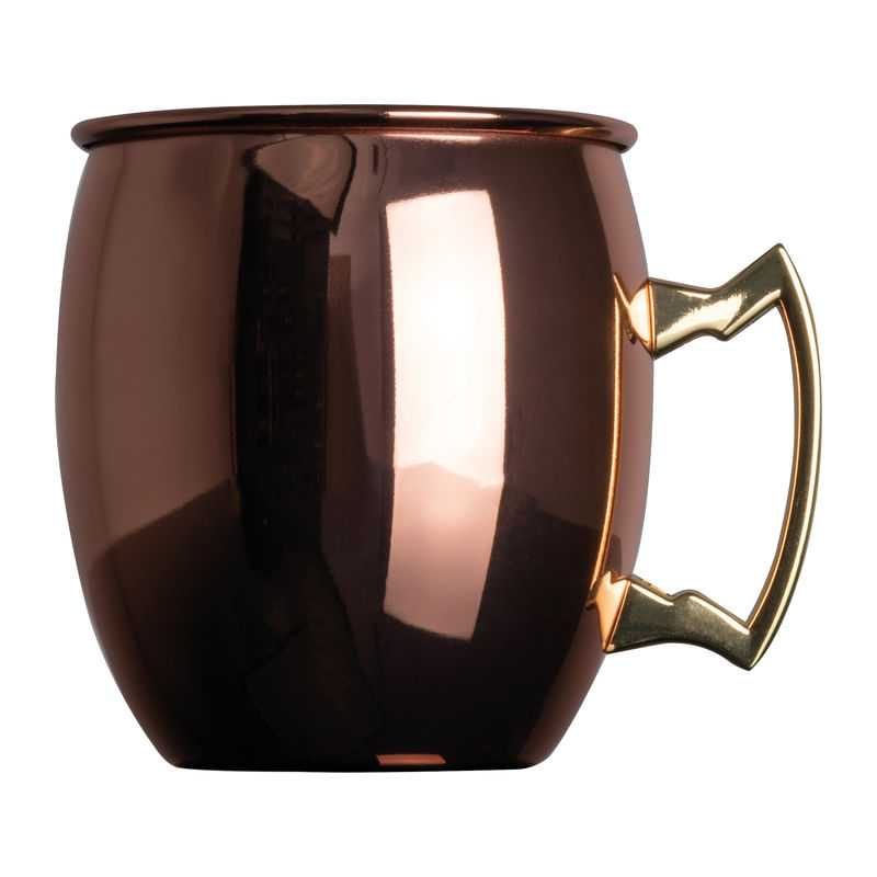 Nerezový pohár s medeným povrchom, 500 ml > zlatá