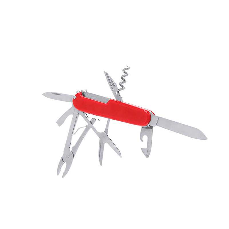 Multifunkčný vreckový nôž > červená