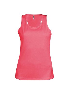 Dámske tielko (PROACT LADIES SPORTS VEST) > ružová (fluorescent) > M