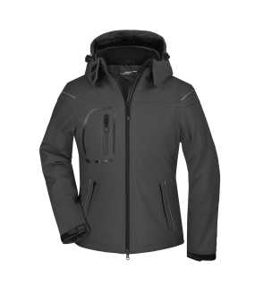 Dámska softshell bunda (JN Ladies' Winter Softshell Jacket) > čierna > M