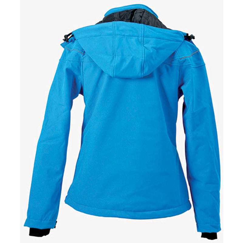 Dámska softshell bunda (JN Ladies' Winter Softshell Jacket) > modrá (aqua) > S