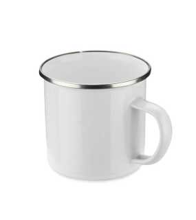Smaltovaný hrnček 380ml > biela