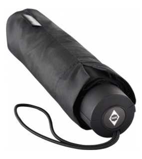 Skladací dáždnik, 3 dielny > čierna