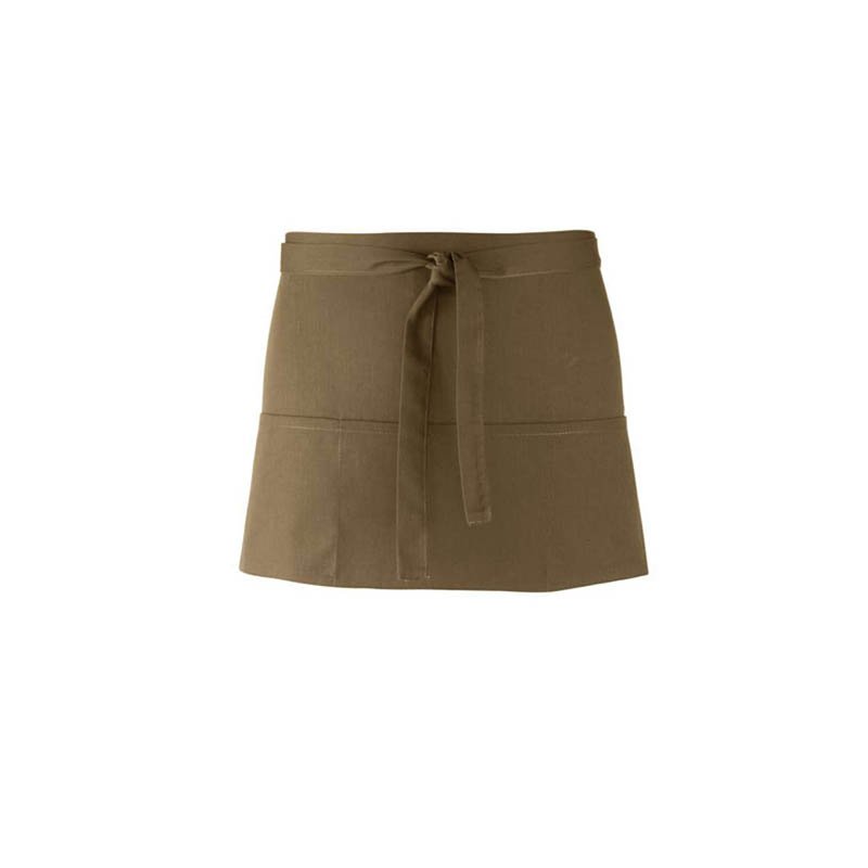 Unisex zástera (PREMIER ‘COLOURS’ 3-POCKET APRON) > zelená (sage)