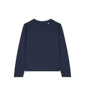 Dámske tričko (STANLEY\STELLA Stella Muser Long Sleeve) > modrá (french navy) > M