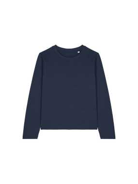 Dámske tričko (STANLEY\STELLA Stella Muser Long Sleeve) > modrá (french navy) > M