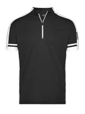 Pánske tričko (JN Men's Bike-T Half Zip) > čierna > M