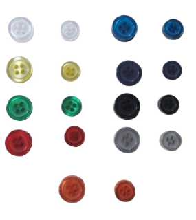 Gombíky na košeľu (PRINTER ESSENTIALS SHIRT BUTTONS SMALL) > šedá (steel)