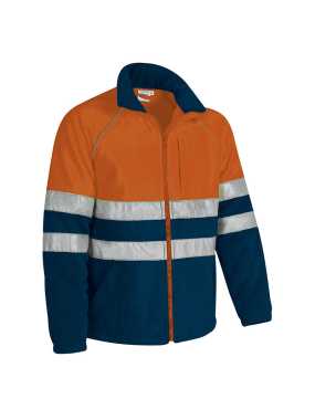 Pánska bunda (ANETO) > oranžová (neon) / modrá (orion navy) > 3XL