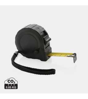 Zvinovací meter 5m/19mm so stop funkciou z RCS rec. plastu > čierna