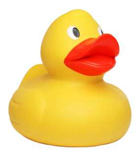 Kačička do vane (MBW Squeaky duck giant) > žltá / oranžová